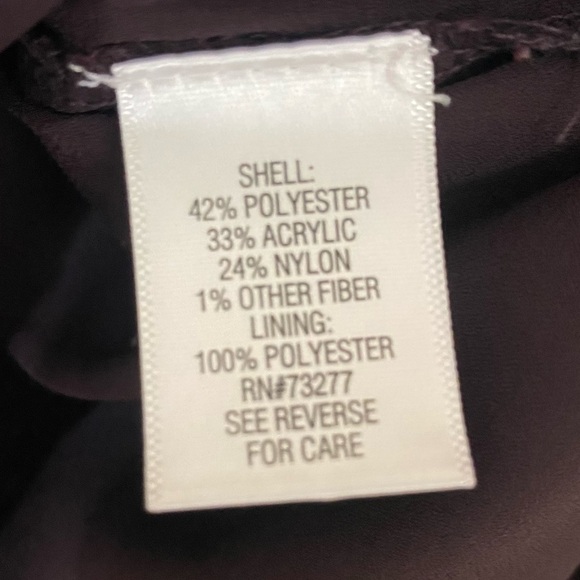 2/$30 Apt 9 Size L Purple Sequins Asymmetrical Hem Long Sleeve Knit Sweater - Picture 6 of 8